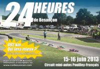 Modélisme : 24 heures de Besançon. Du 15 au 16 juin 2013 à Pouilley Français. Doubs. 